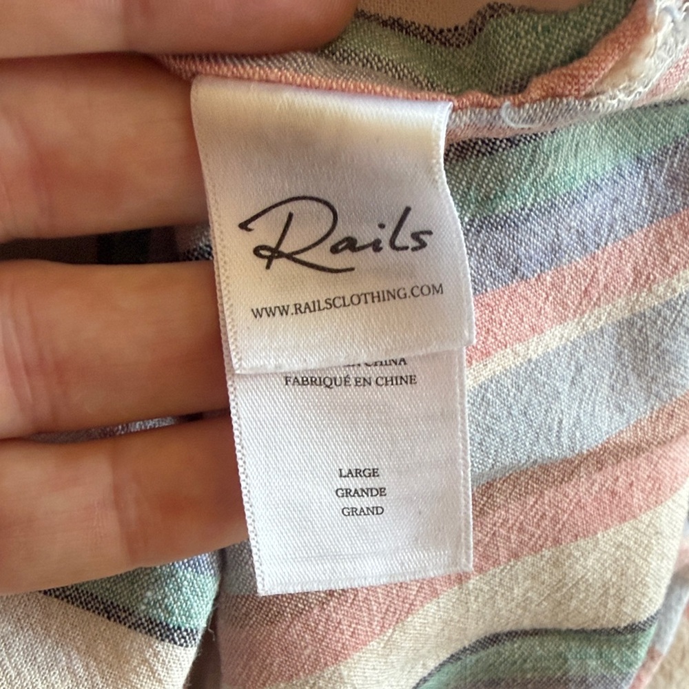 Rails Multicolor Striped Midi Dress - Picture 5 of 6